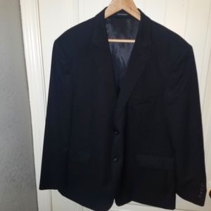 Mens Pronto Uomo Platinum Black Suit 46S